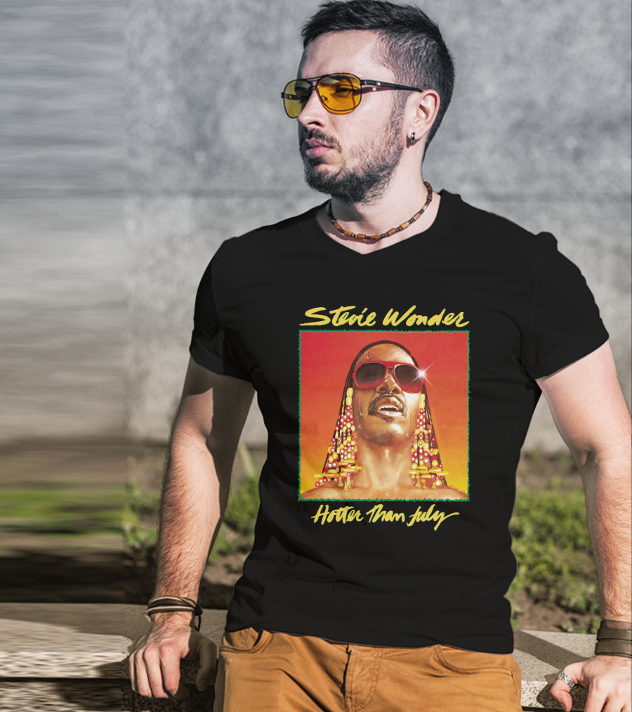 Stevie Wonder Hotter Than July T-Shirt