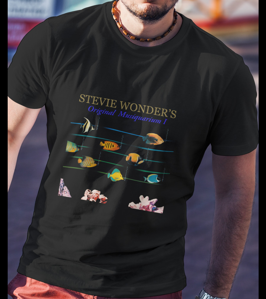 Stevie Wonder's Original Musiquarium I Fish T-Shirt
