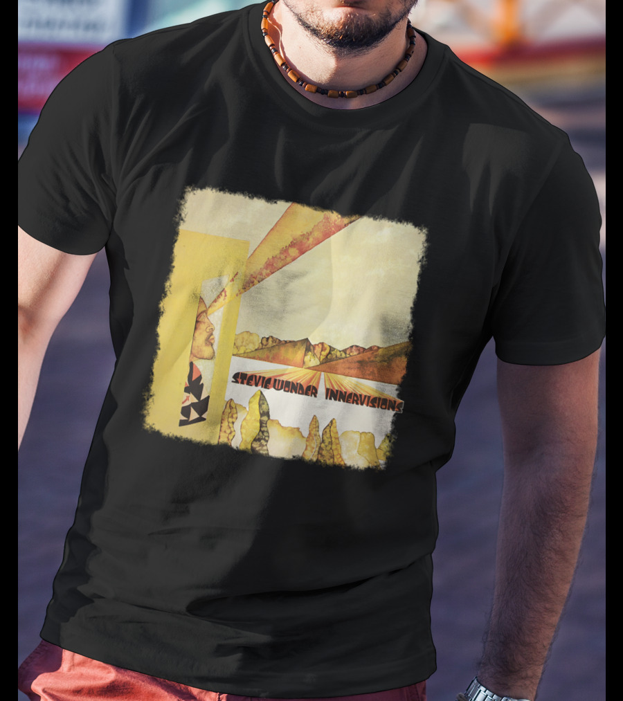 Stevie Wonder Innervisions Album Art Cover T-Shirt