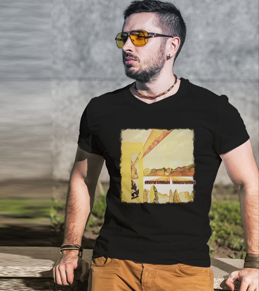 Stevie Wonder Innervisions Album Art Cover T-Shirt