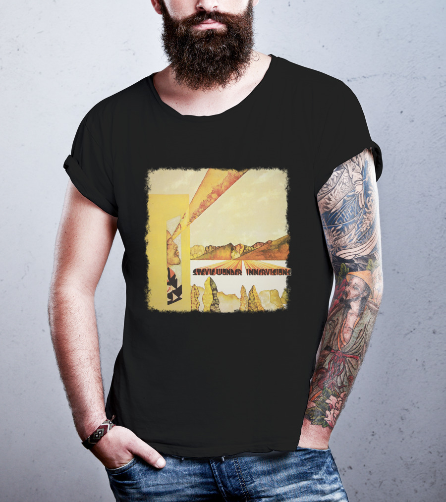 Stevie Wonder Innervisions Album Art Cover T-Shirt