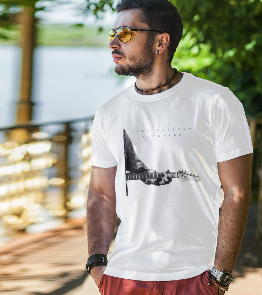 Eric Clapton Slowhand Album Cover Guitarist T-Shirt