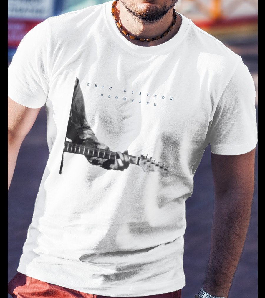 Eric Clapton Slowhand Album Cover Guitarist T-Shirt