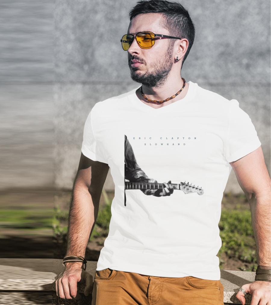 Eric Clapton Slowhand Album Cover Guitarist T-Shirt