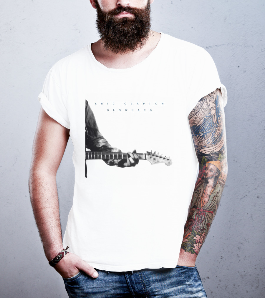 Eric Clapton Slowhand Album Cover Guitarist T-Shirt