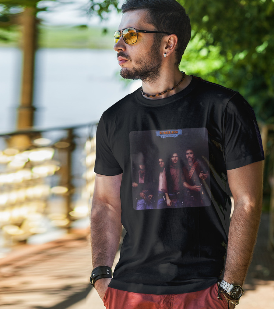 Eagles Desperado Album Cover Retro Band Photo T-Shirt