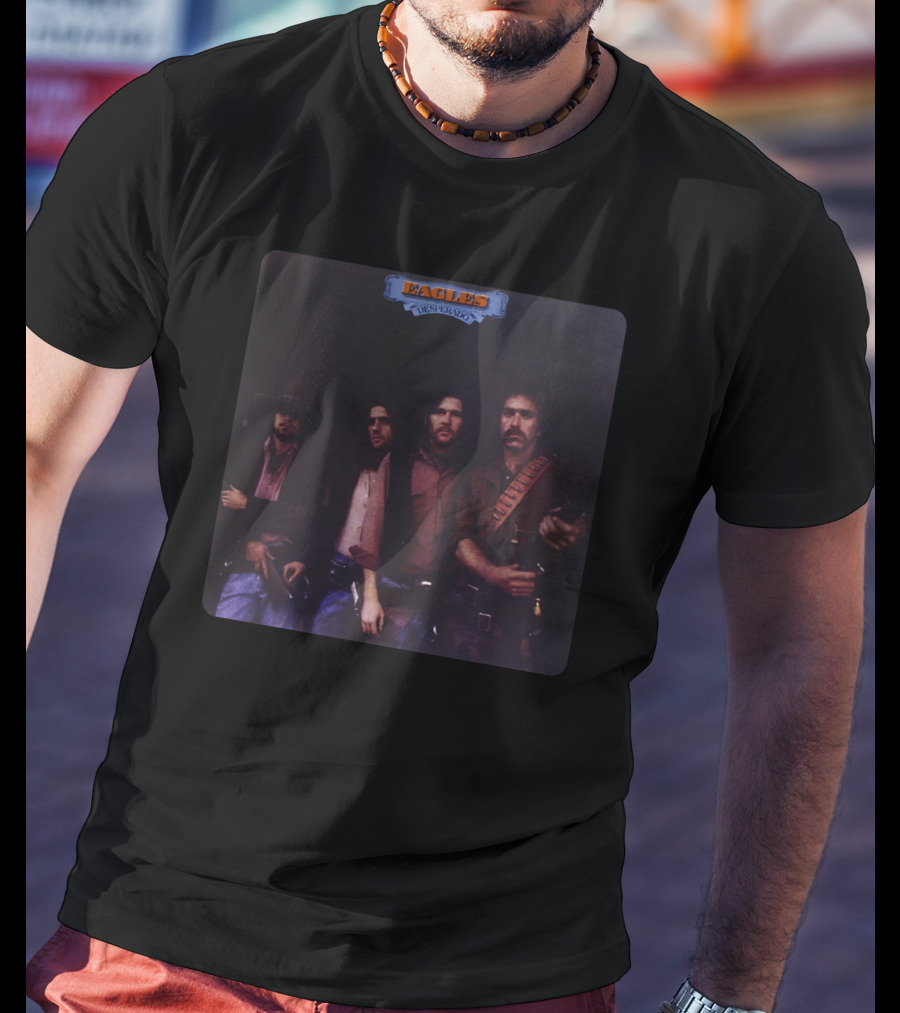Eagles Desperado Album Cover Retro Band Photo T-Shirt