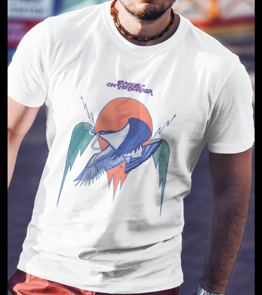 Eagles On The Border Retro Album Art T-Shirt