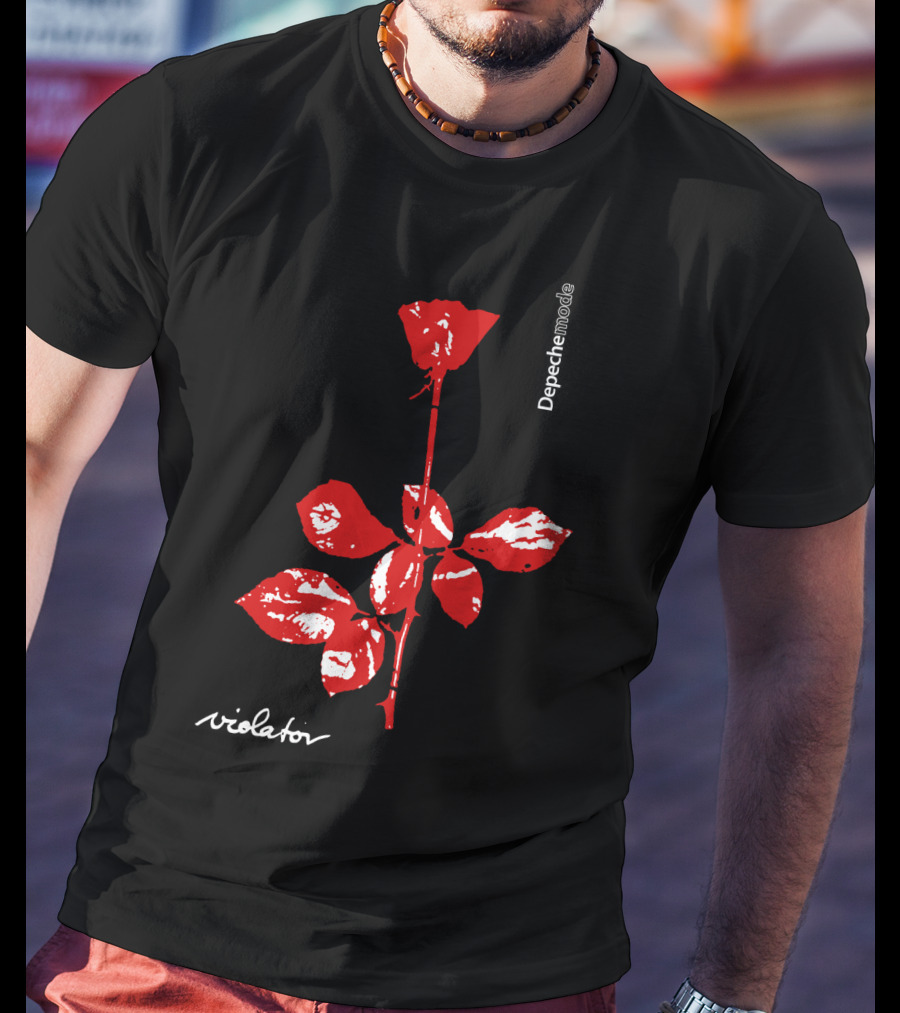 Depeche Mode Violator Red Rose T-Shirt