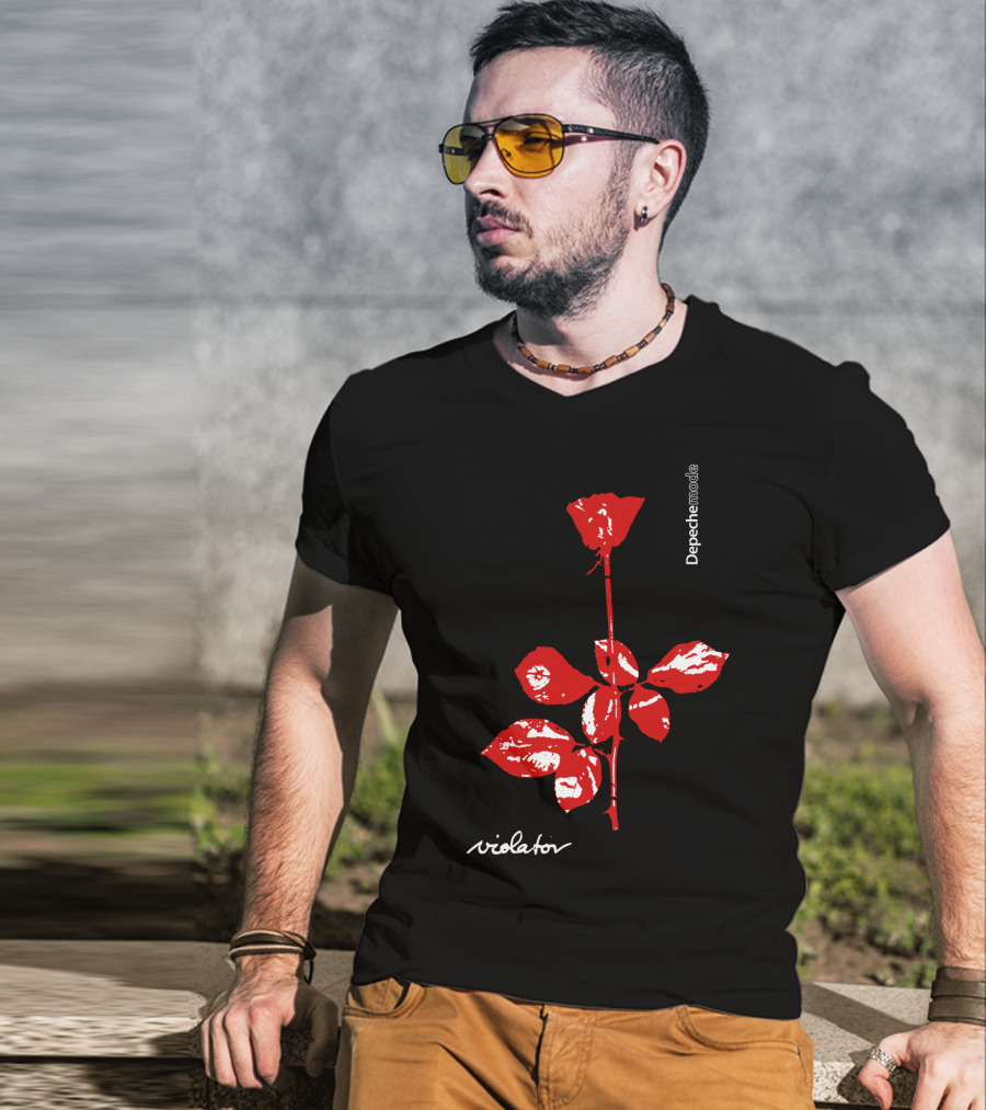 Depeche Mode Violator Red Rose T-Shirt