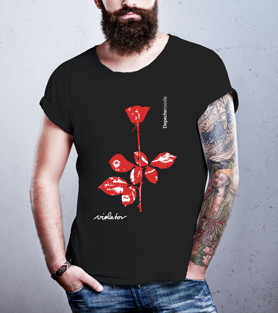Depeche Mode Violator Red Rose T-Shirt