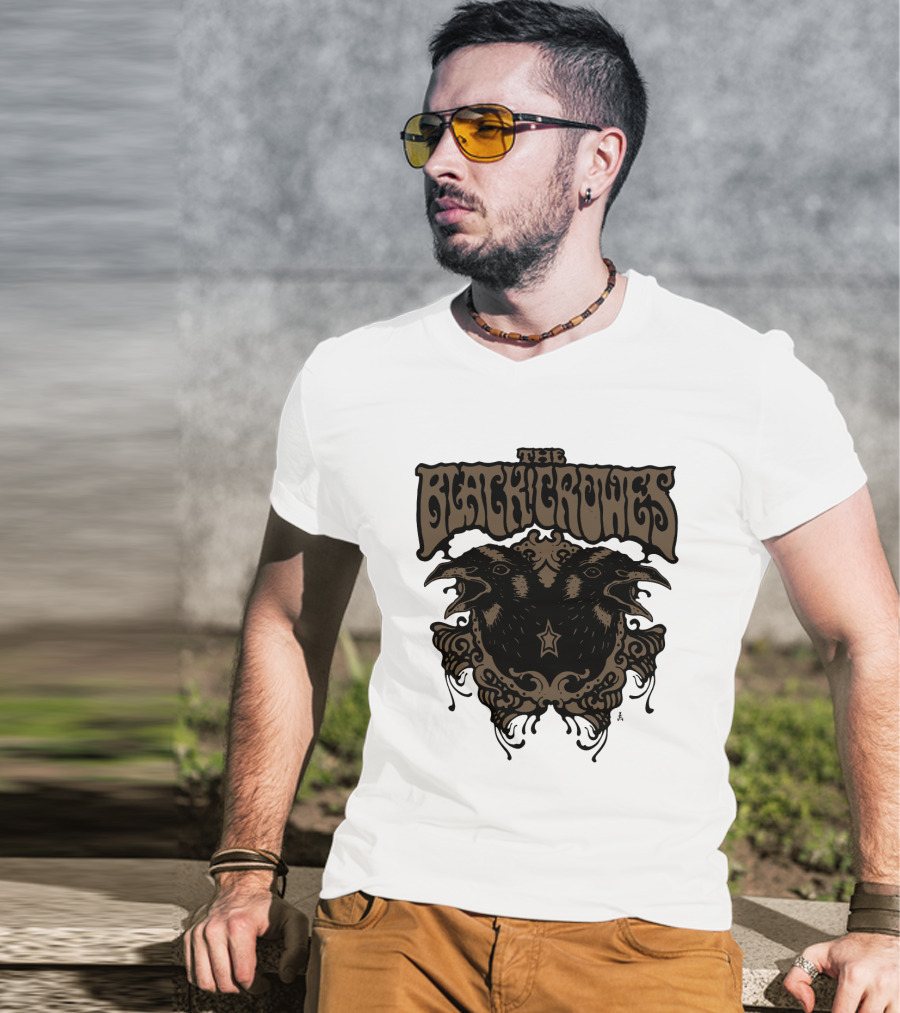 The Black Crowes Two Crows Ornate T-Shirt