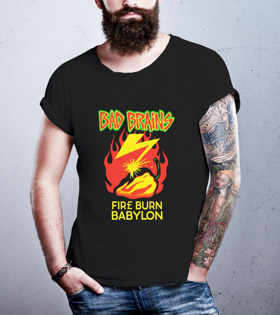 Bad Brains Fire Burn Babylon T-Shirt