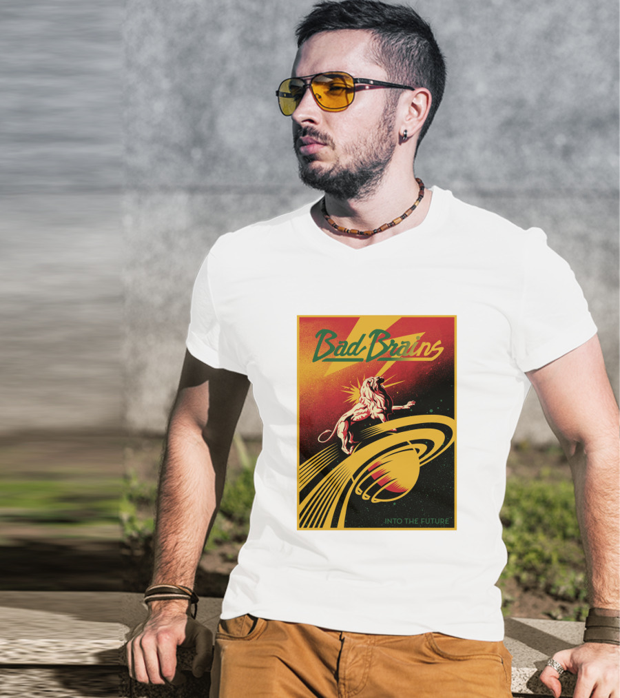 Bad Brains Into The Future Lion And Saturn T-Shirt