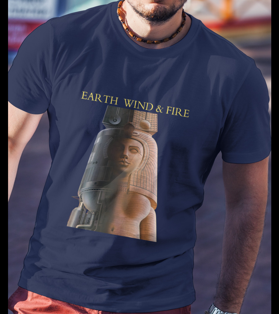 Earth Wind & Fire Iconic Futuristic Egyptian Pharaoh T-Shirt