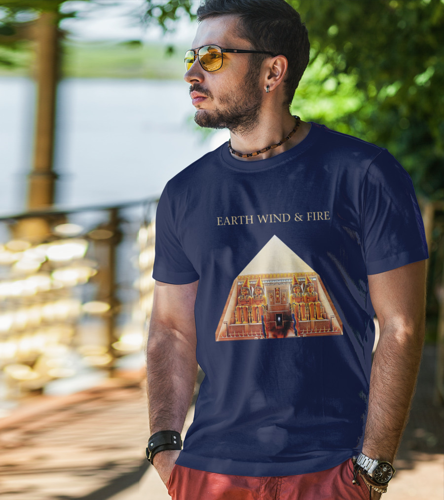 Earth Wind & Fire Pyramid Egyptian Theme T-Shirt