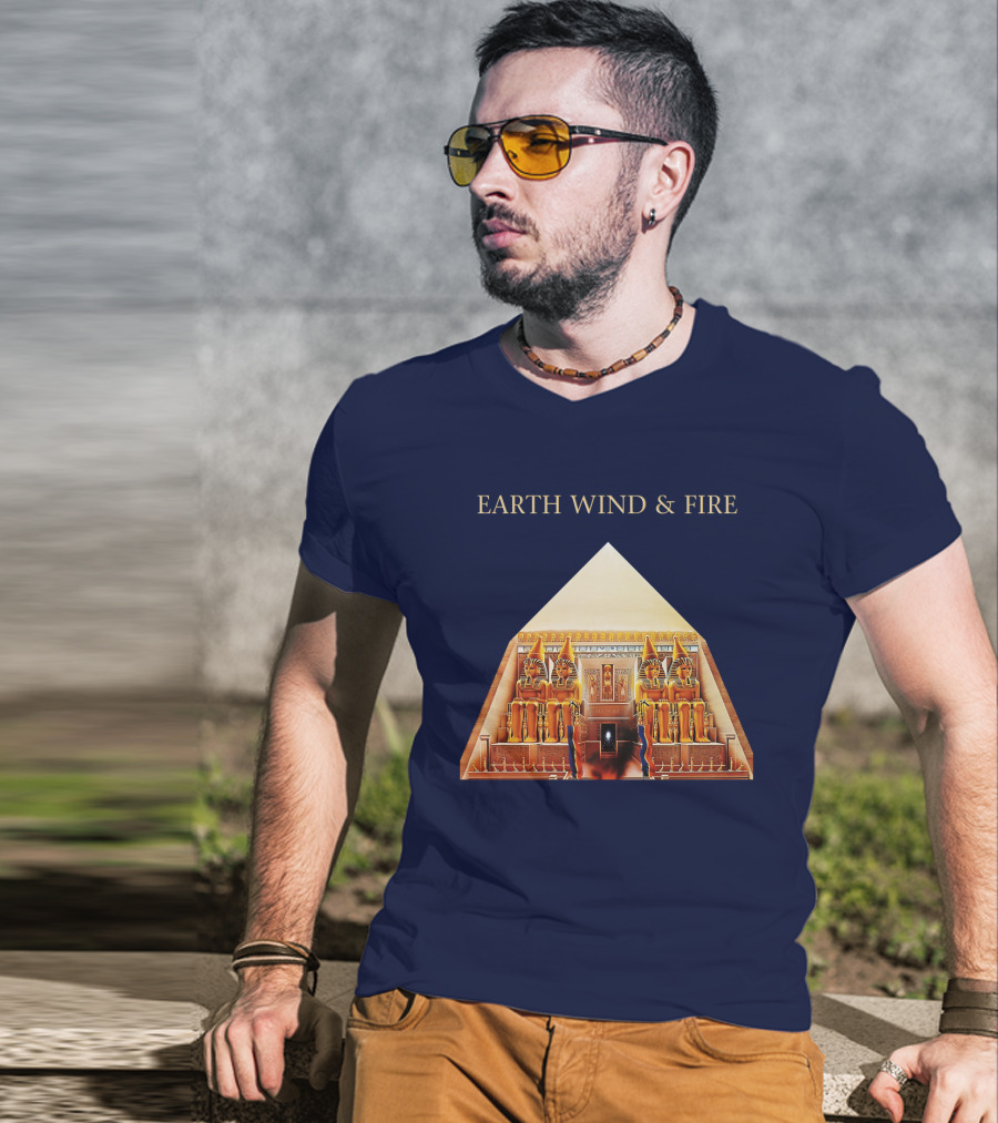Earth Wind & Fire Pyramid Egyptian Theme T-Shirt