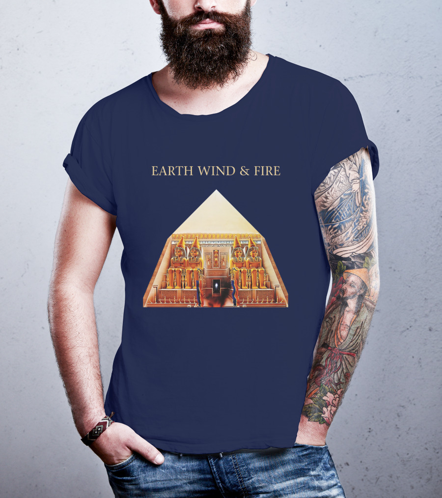 Earth Wind & Fire Pyramid Egyptian Theme T-Shirt
