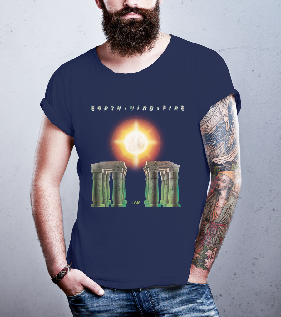 Earth Wind Fire I Am Sun Stonehenge Concept T-Shirt