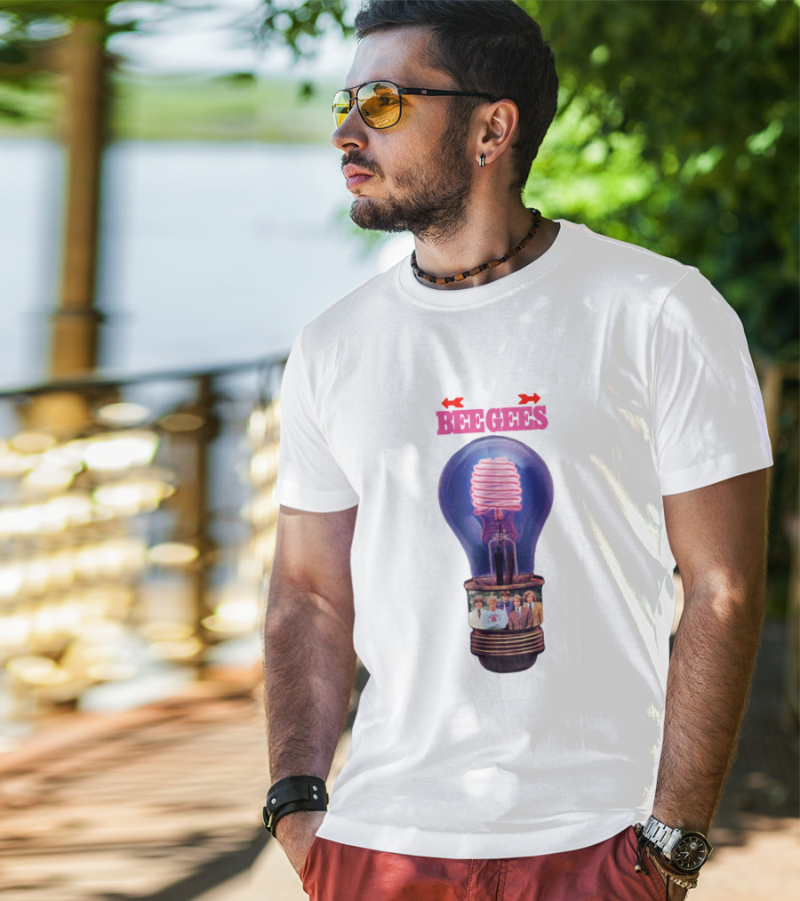Bee Gees Electric Light Album Cover T-Shirt