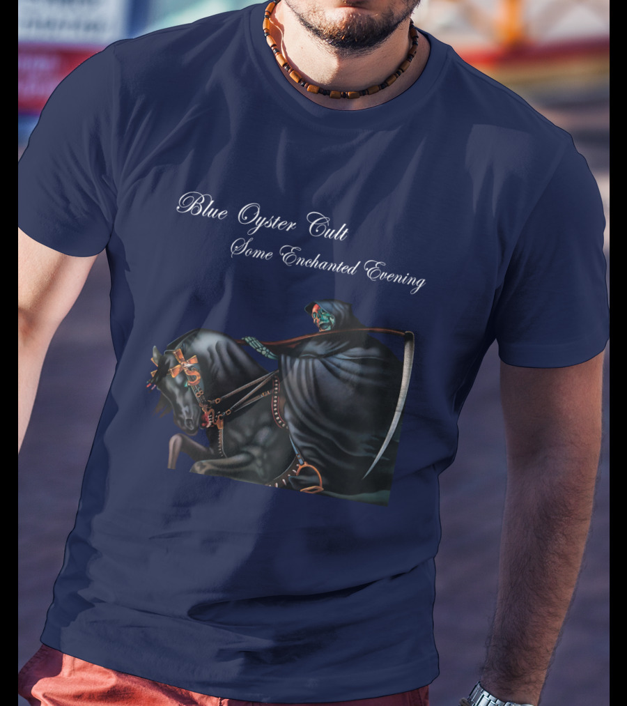 Blue Oyster Cult Some Enchanted Evening Rider With Scythe T-Shirt