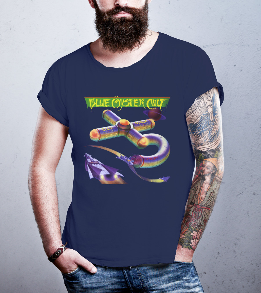 Blue Öyster Cult Club Ninja Spaceship T-Shirt