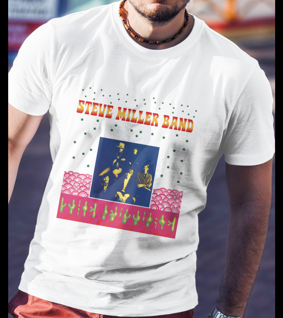 Steve Miller Band Cactus And Stars T-Shirt