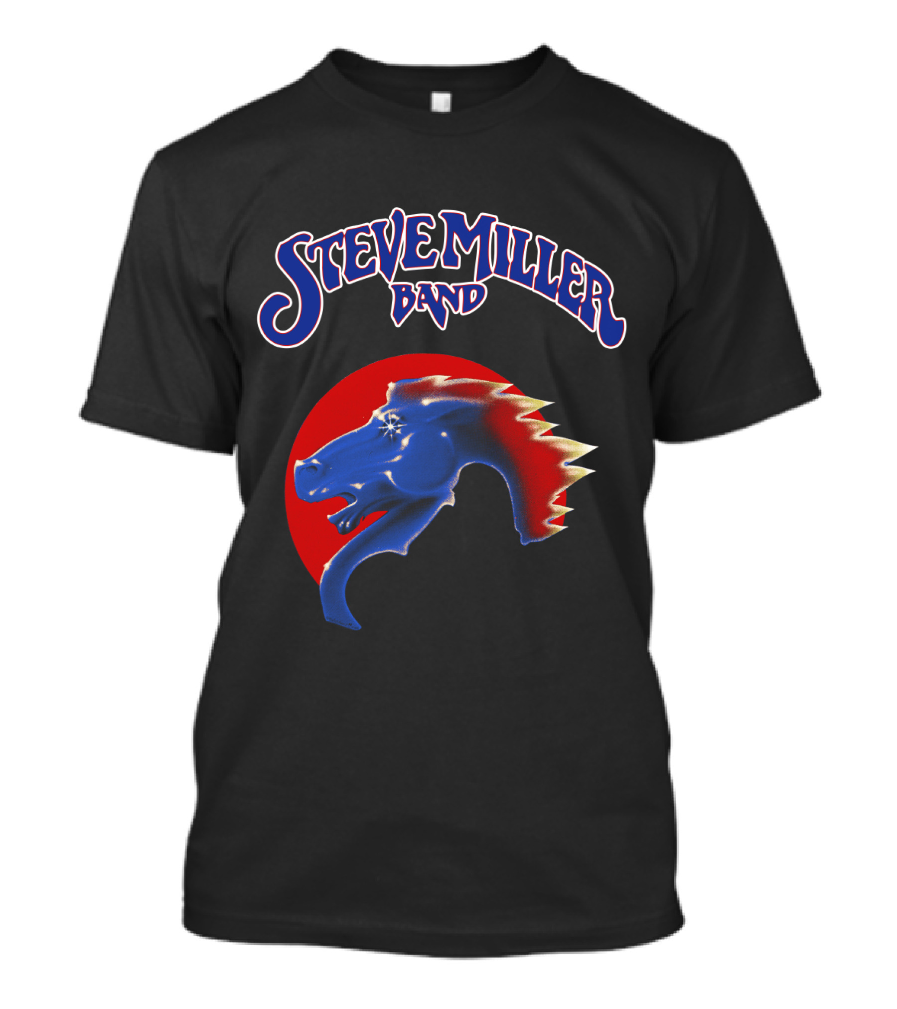 Steve Miller Band Pegasus Red Circle T-Shirt