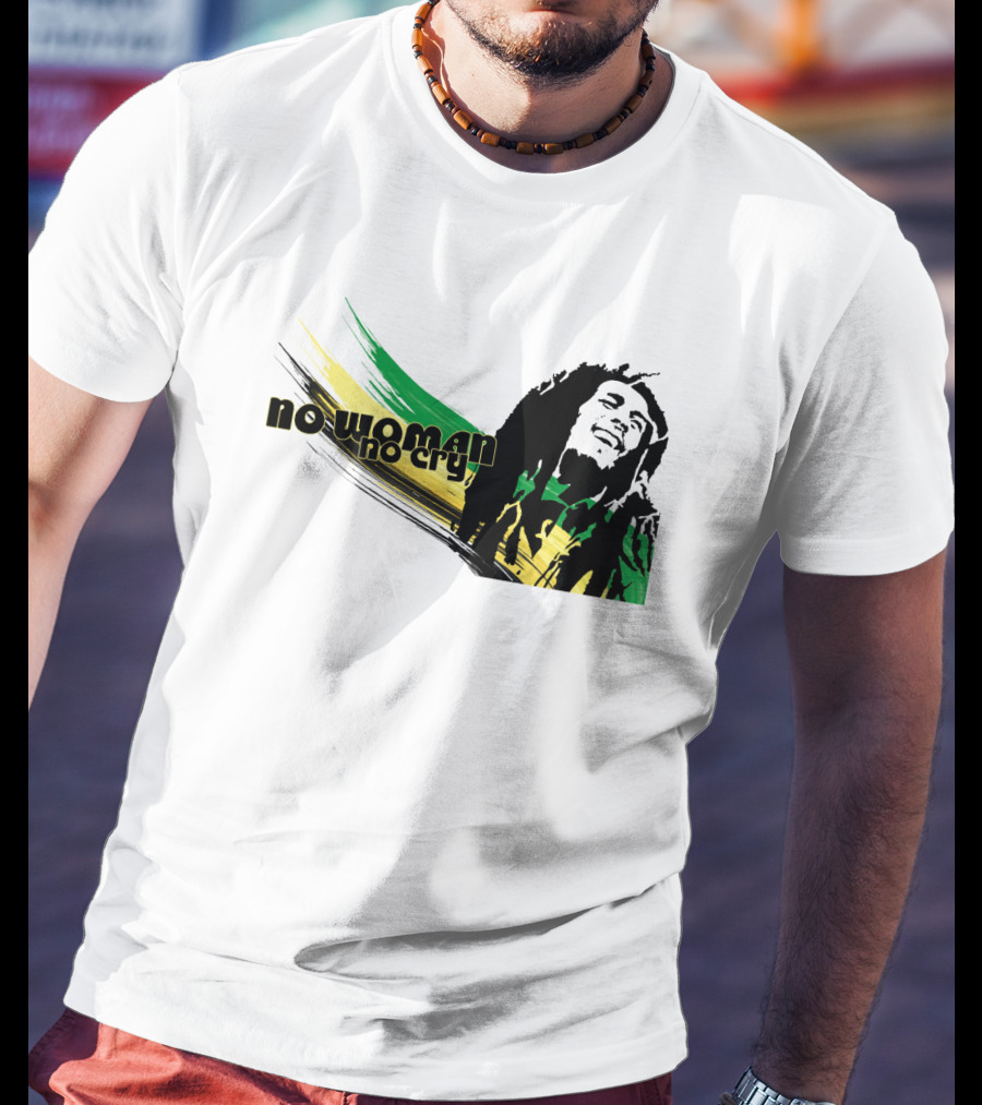 No Woman No Cry Rasta Colors T-Shirt