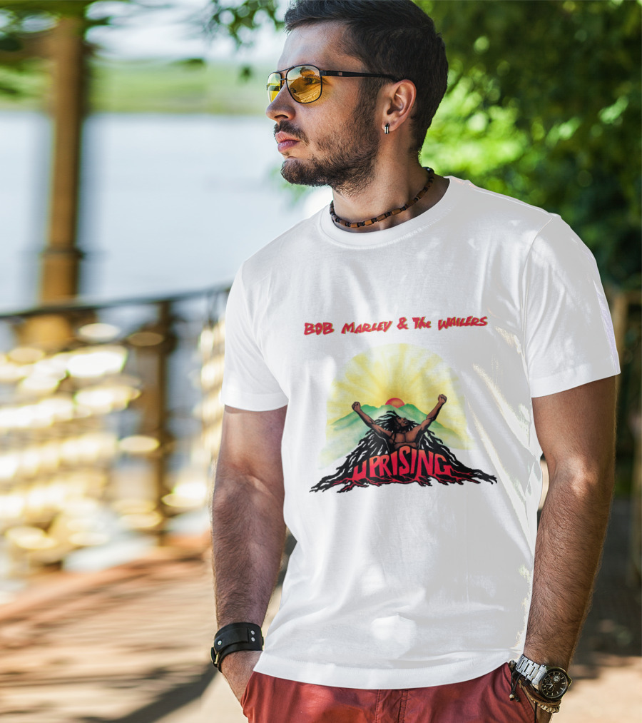 Bob Marley & The Wailers Uprising Sun Mountain Freedom T-Shirt