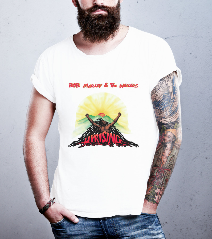 Bob Marley & The Wailers Uprising Sun Mountain Freedom T-Shirt