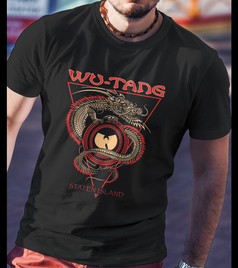 Wu-Tang Staten Island Dragon Circle T-Shirt