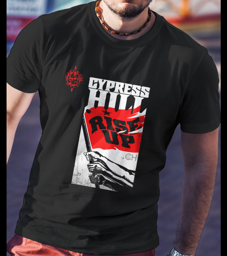 Cypress Hill Rise Up Red Flag Image Cph T-Shirt