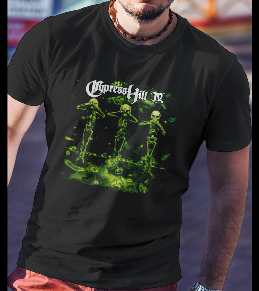Cypress Hill Iv Skeleton Trio T-Shirt