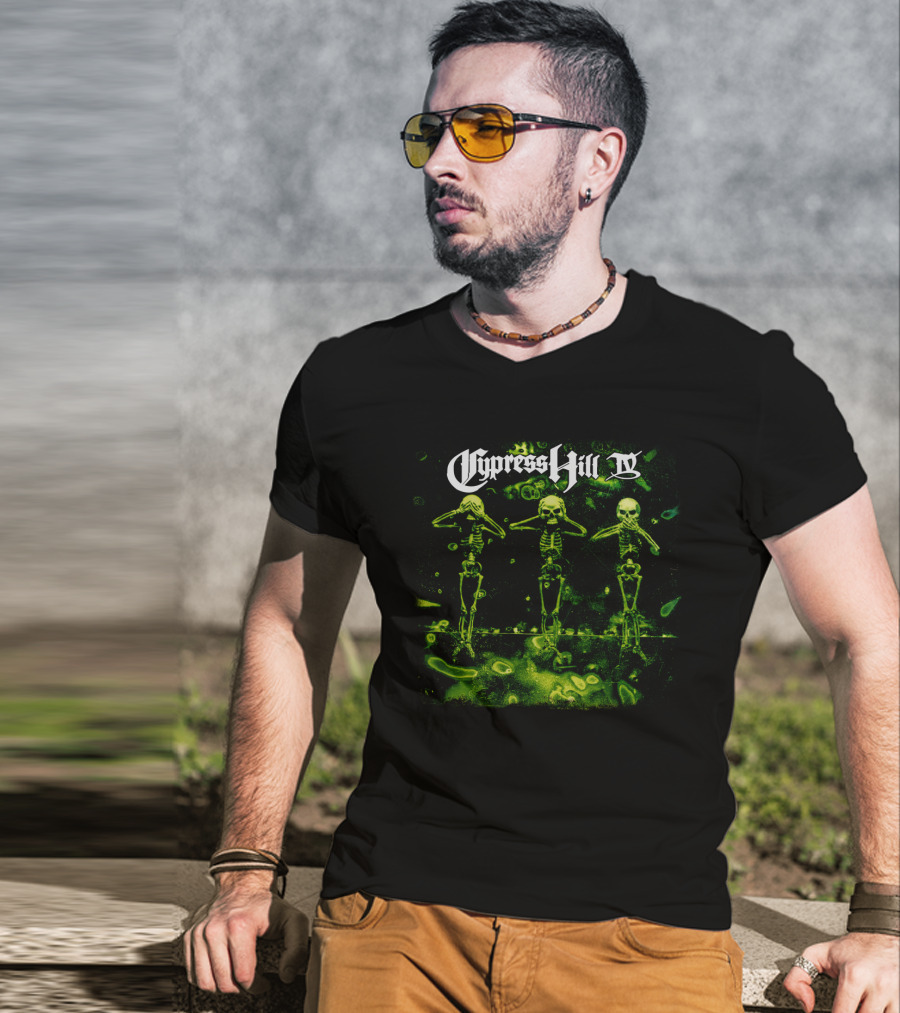 Cypress Hill Iv Skeleton Trio T-Shirt