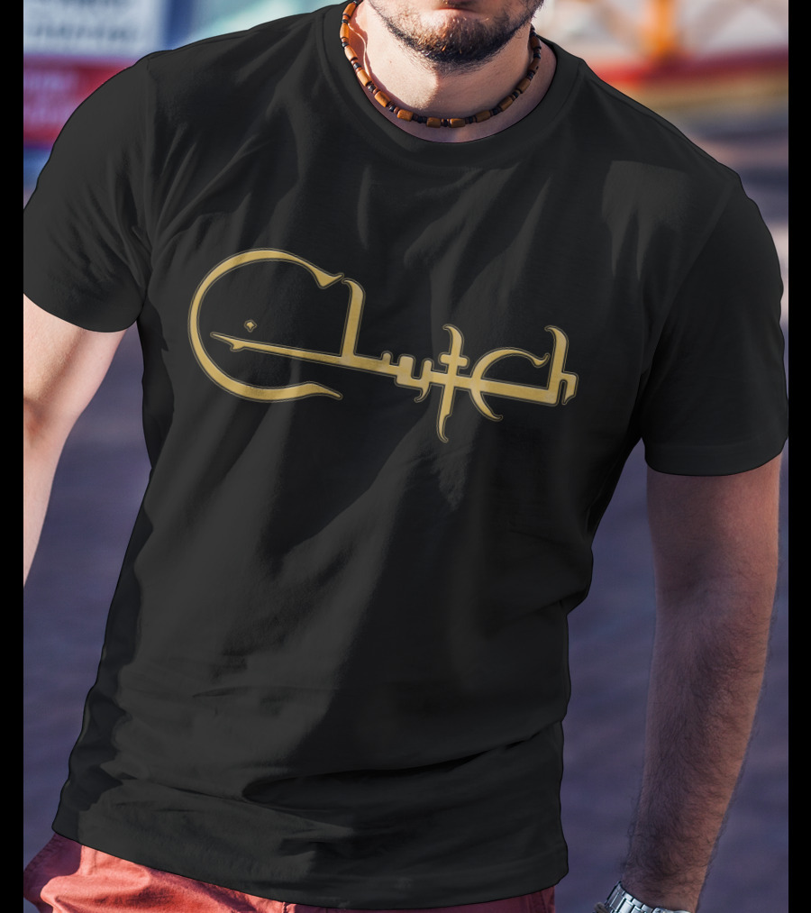 Clutch Logo Vintage Gold Style T-Shirt