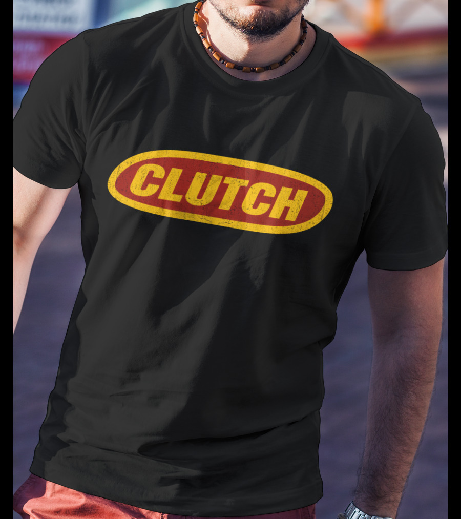 Clutch Retro Oval T-Shirt