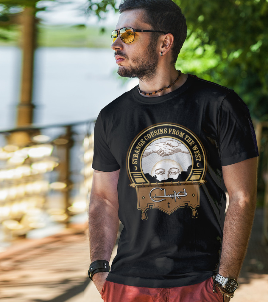 Strange Cousins From The West Clutch T-Shirt