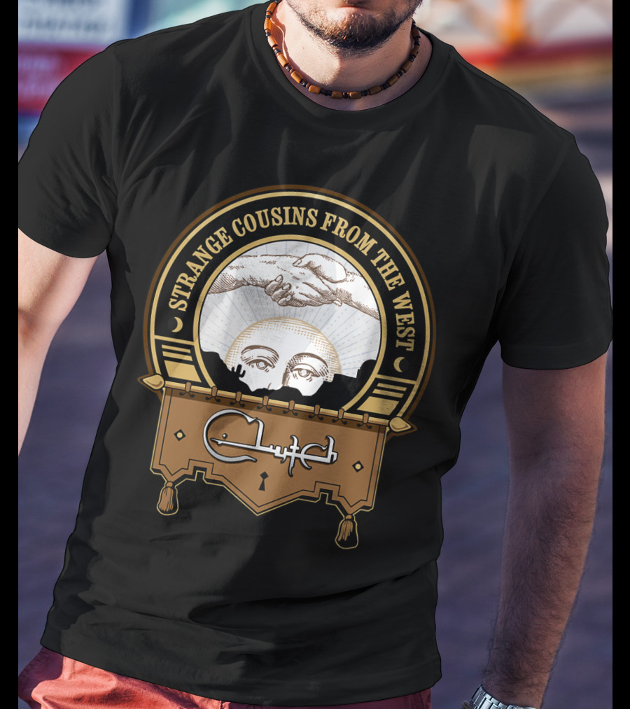 Strange Cousins From The West Clutch T-Shirt