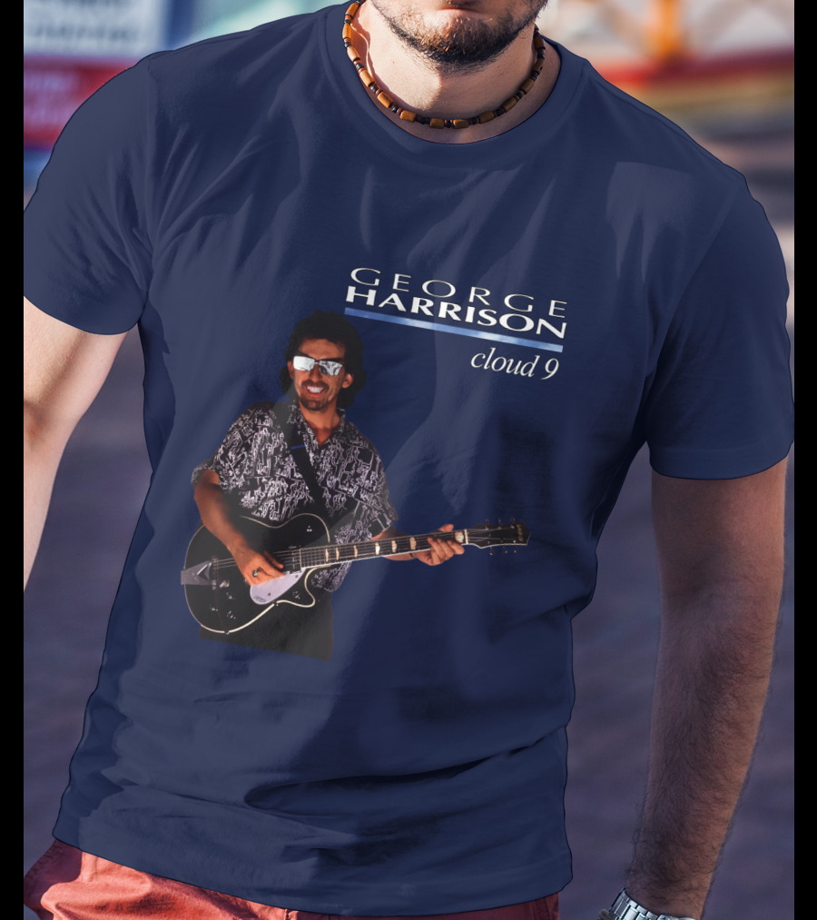 George Harrison Cloud 9 Album Art T-Shirt