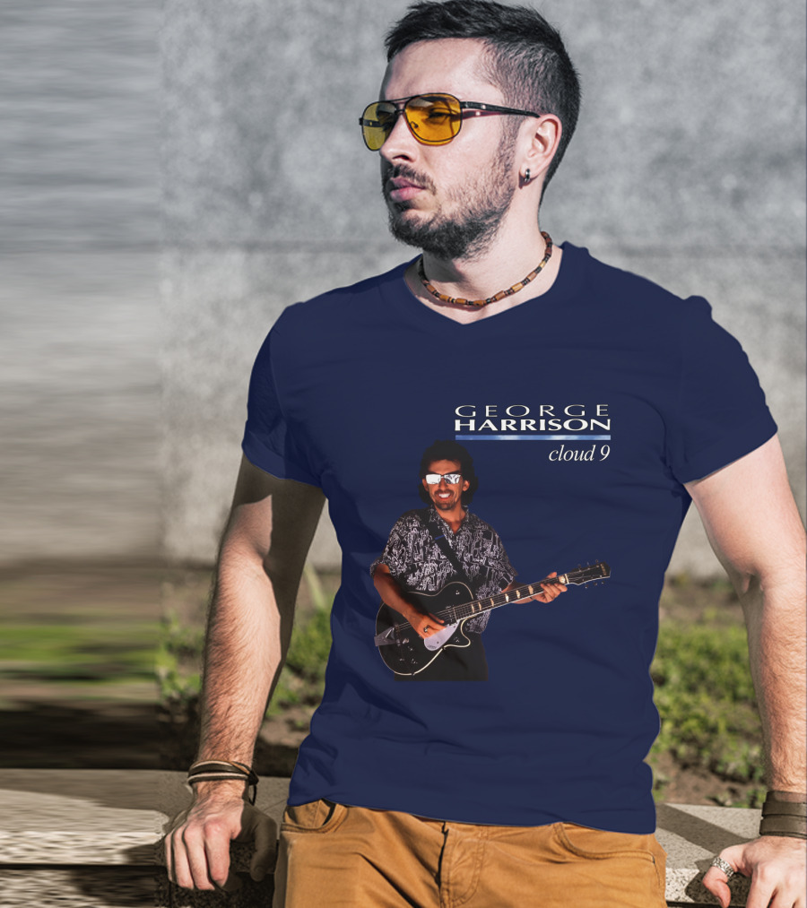George Harrison Cloud 9 Album Art T-Shirt