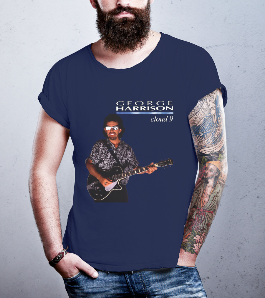 George Harrison Cloud 9 Album Art T-Shirt