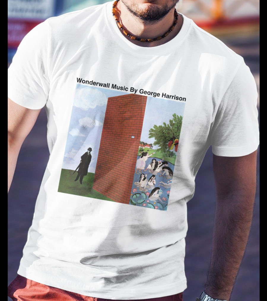 Wonderwall Music By George Harrison Album Cover T-Shirt