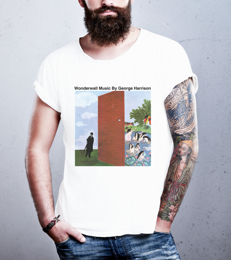 Wonderwall Music By George Harrison Album Cover T-Shirt