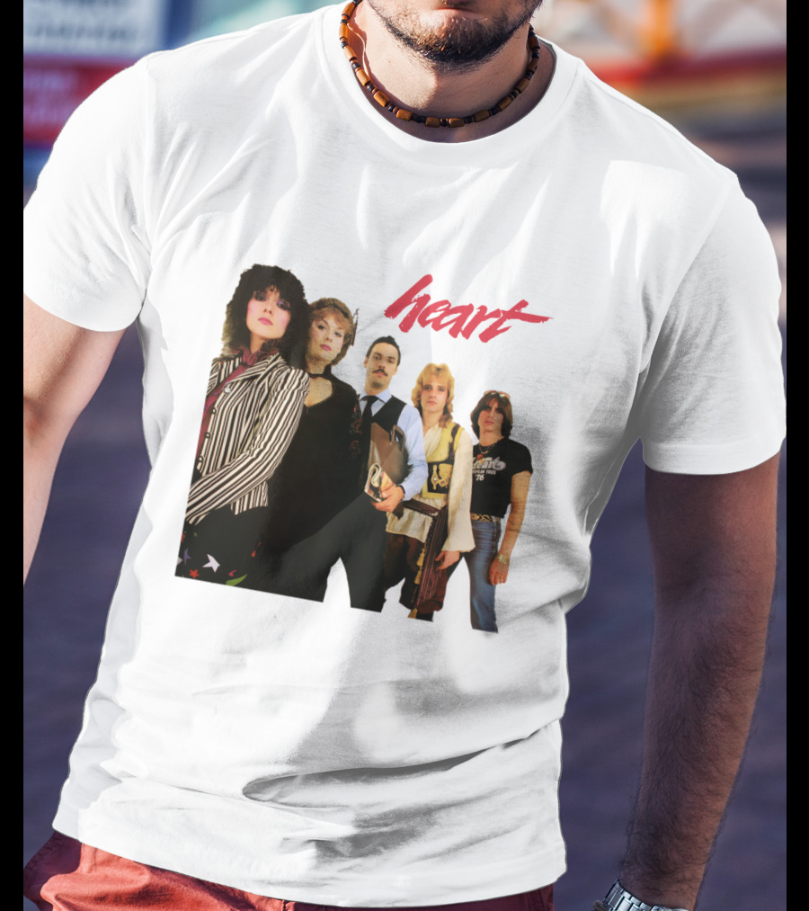 Heart Band Group Photo Lineup T-Shirt