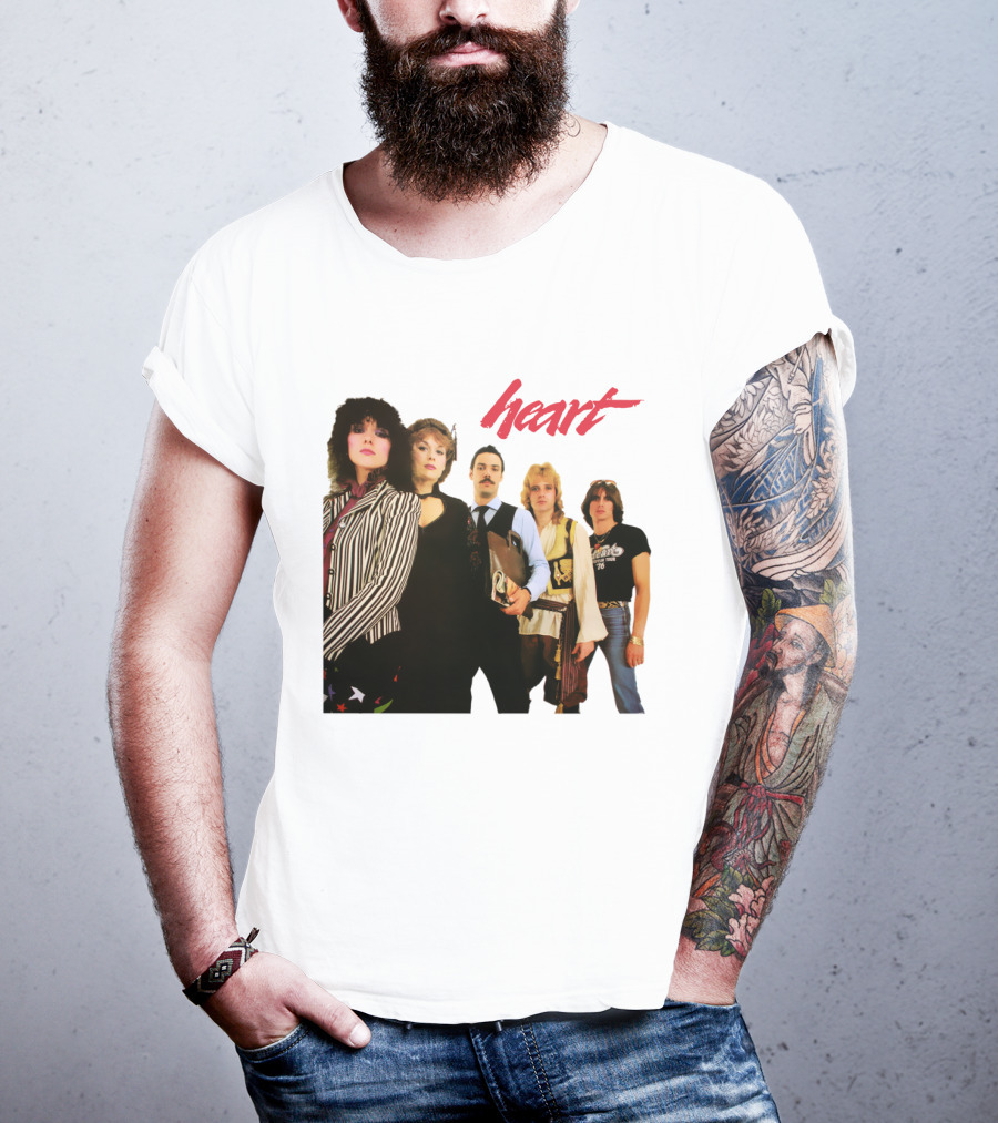 Heart Band Group Photo Lineup T-Shirt