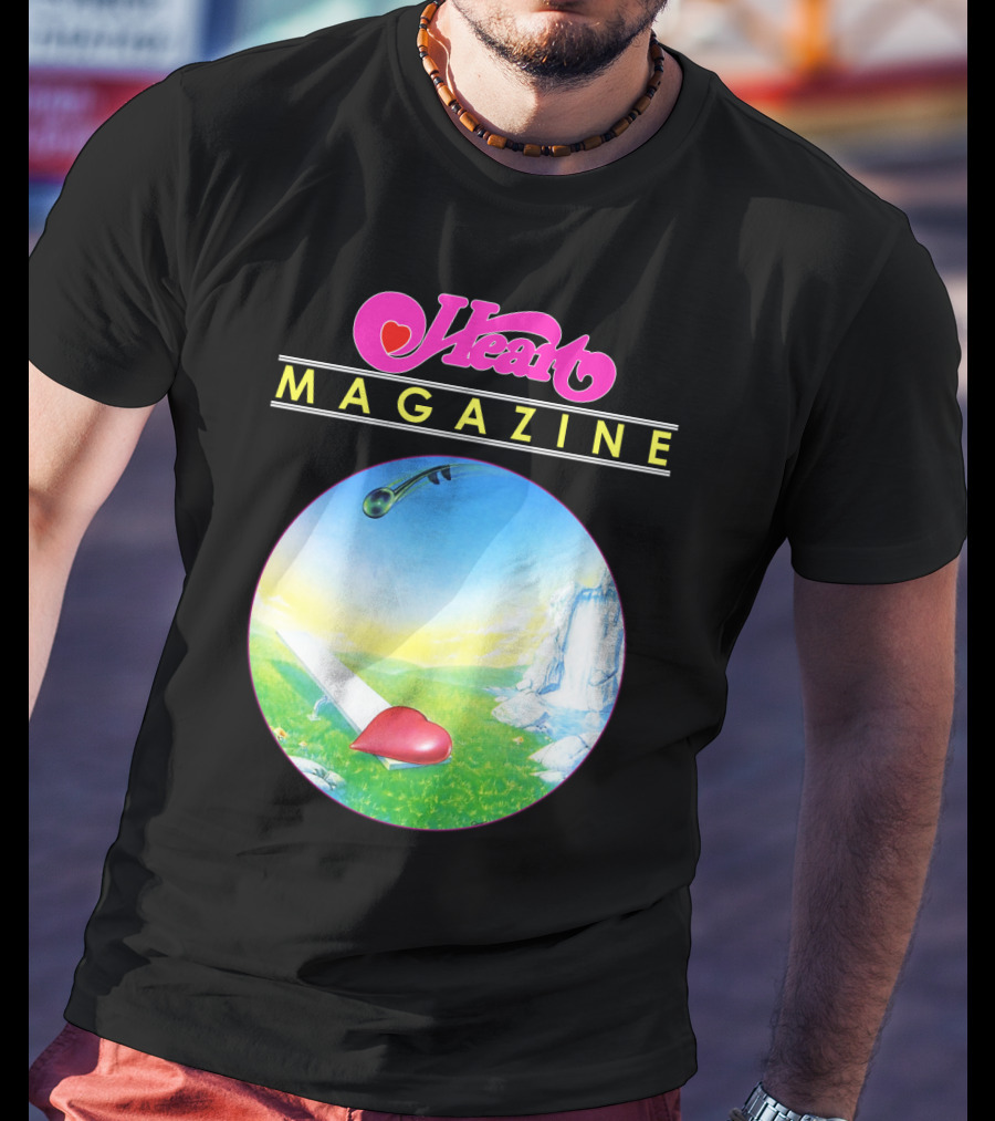 Heart Magazine 1977 Album Cover Art T-Shirt