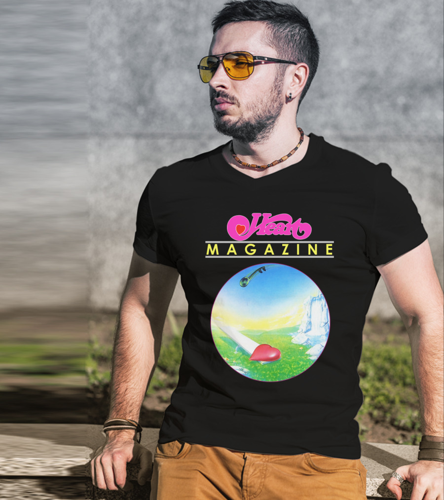 Heart Magazine 1977 Album Cover Art T-Shirt