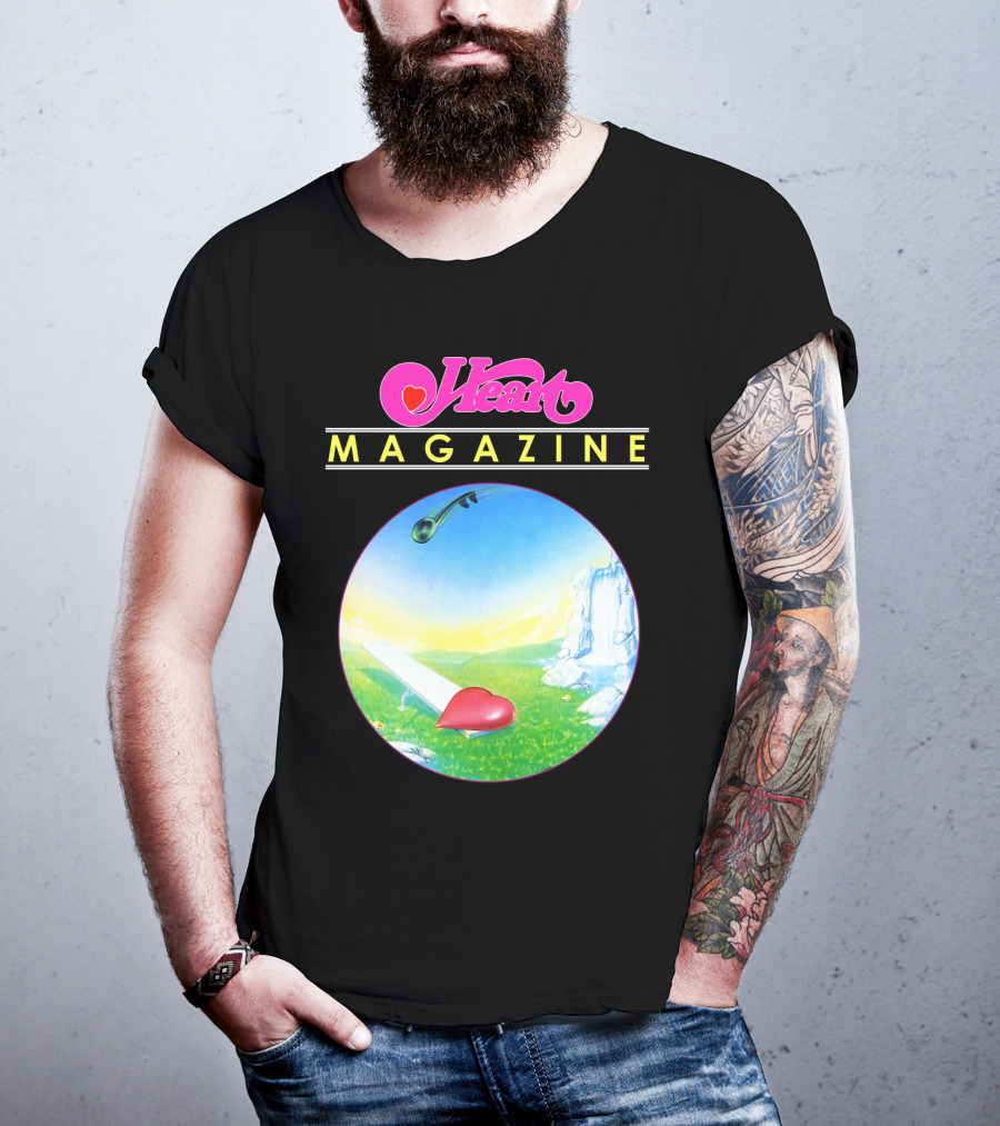 Heart Magazine 1977 Album Cover Art T-Shirt