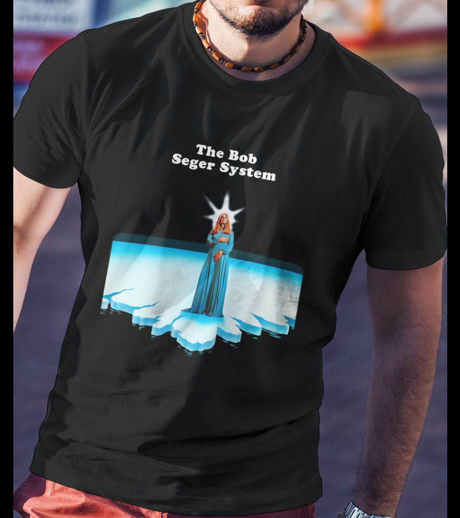 The Bob Seger System Blue Figure Radiant Island T-Shirt